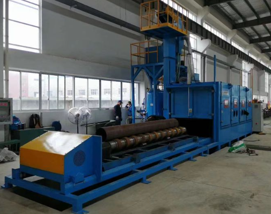 大同喷砂机在管道除锈中的现场施工应用